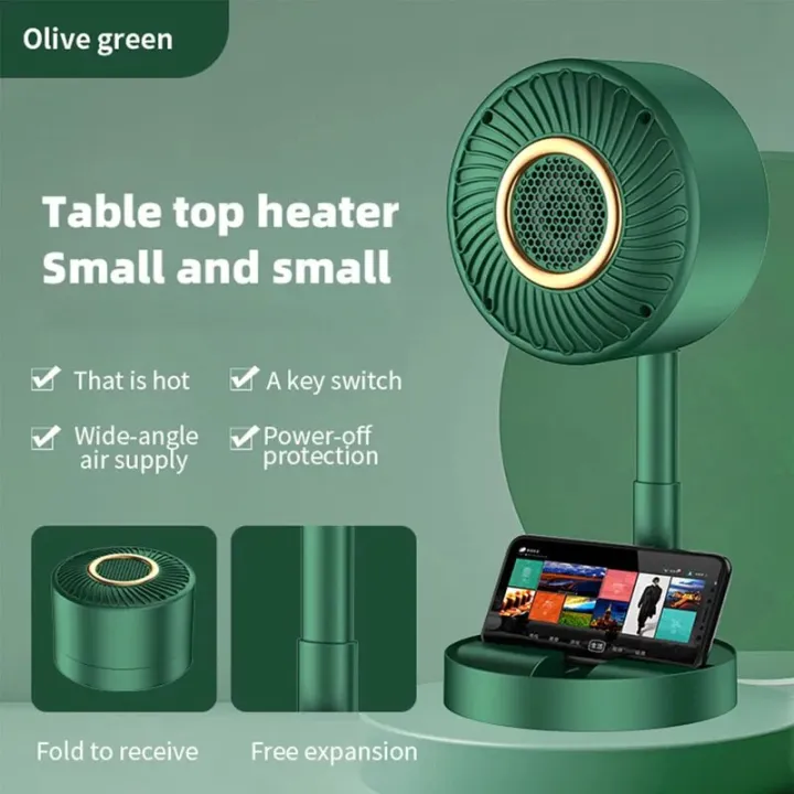 Picture of Mini room heater Foldable mini portable room heater Green
