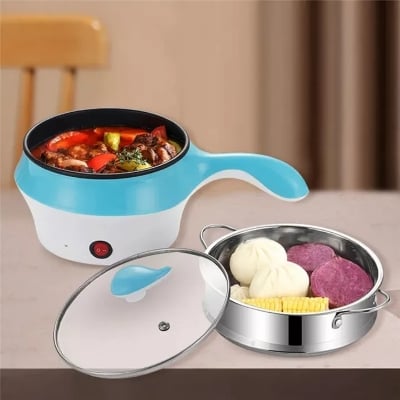 Picture of Mini Electric Multi Cooker with steamer Multicolor