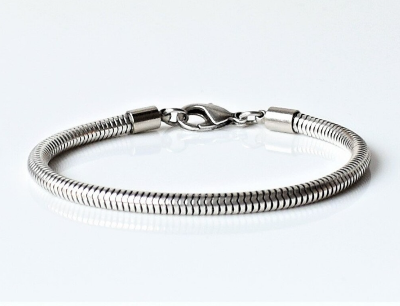 Picture of Stainless Steel Bracelet for Men-Metal Bracelet For Men - Silver