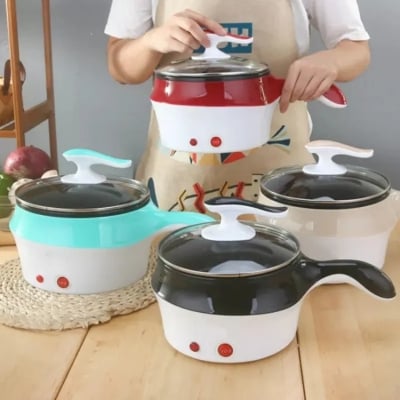 Picture of Mini Electric Multi Cooker with steamer Multicolor