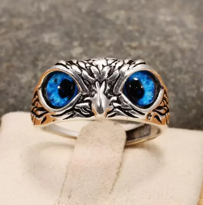 Picture of Owl finger Ring- For Men-Man's Finger Ring- Finger Ring For Men