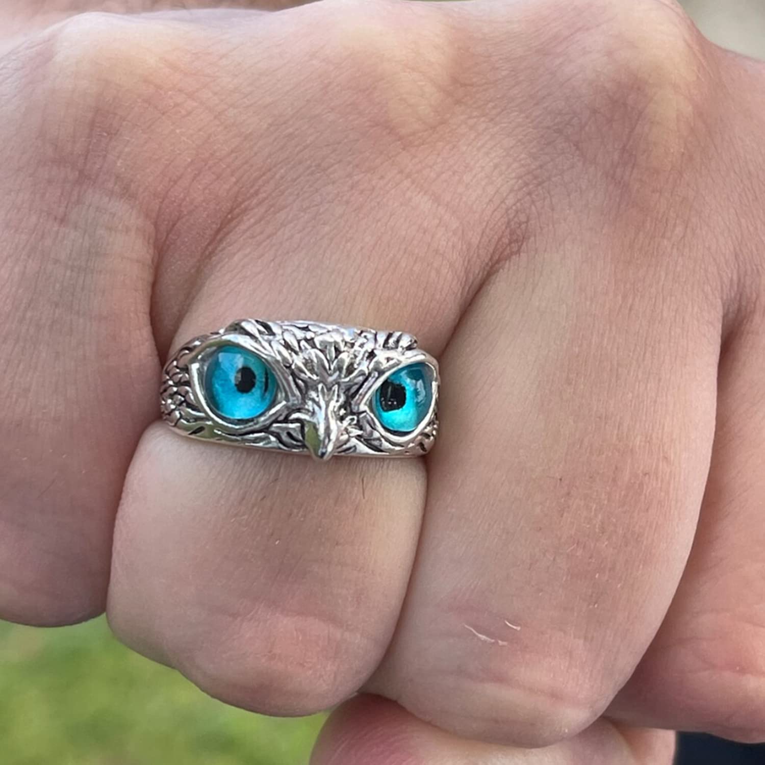 Picture of Owl finger Ring- For Men-Man's Finger Ring- Finger Ring For Men