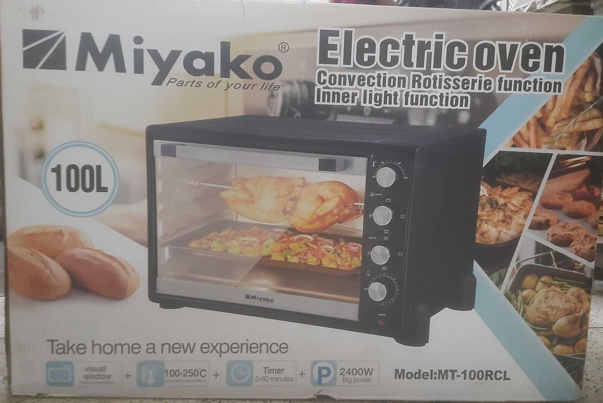Picture of Miyako electric oven 100 liter MT-100RCL 