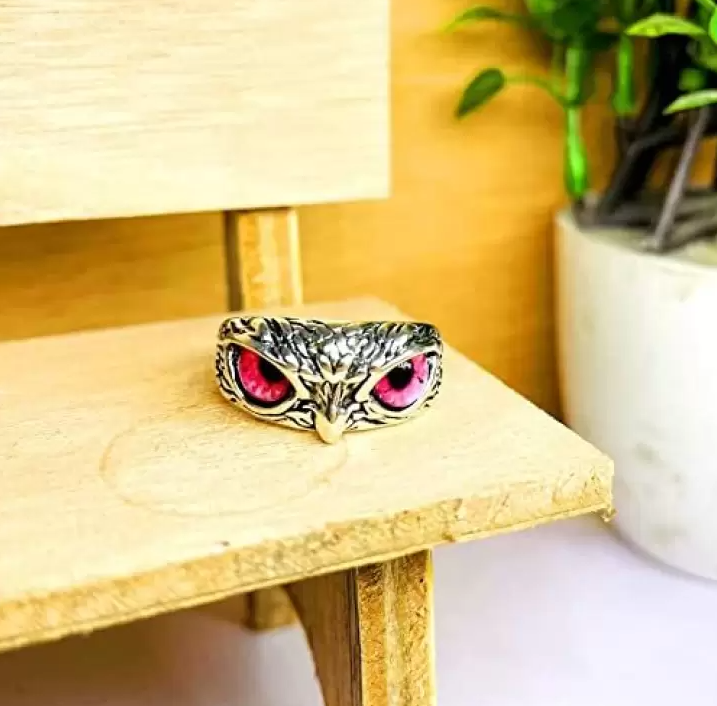 Picture of Owl finger Ring- For Men-Man's Finger Ring- Finger Ring For Men