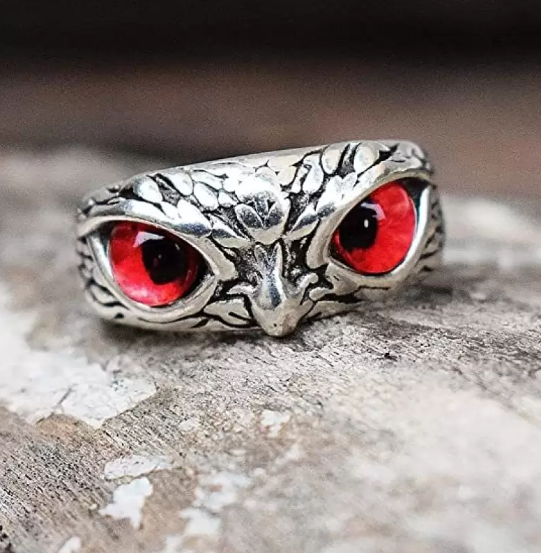Picture of Owl finger Ring- For Men-Man's Finger Ring- Finger Ring For Men