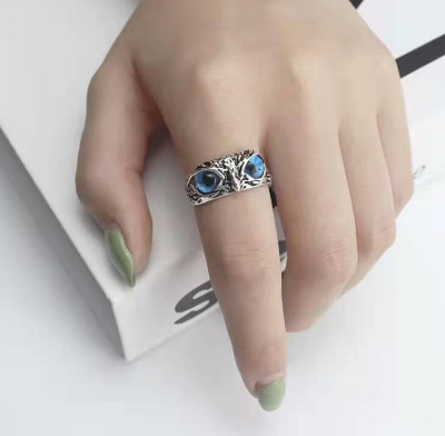 Picture of Eye Finger Ring- Owl Fashion Finger Ring For Men