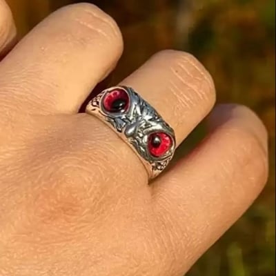 Picture of Eye Finger Ring- Owl Fashion Finger Ring For Men