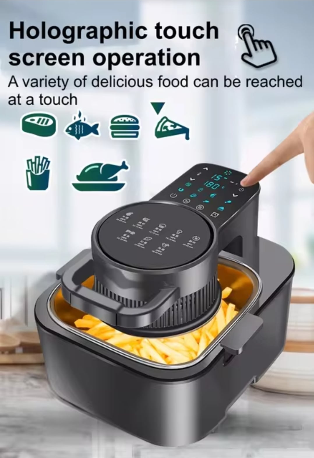 Picture of 7 Liter Apollo German Air Fryer AGAF001 / AGAF002 Multicolor