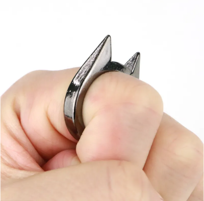 Picture of Man Multifunctional Safe Finger Rings - Black