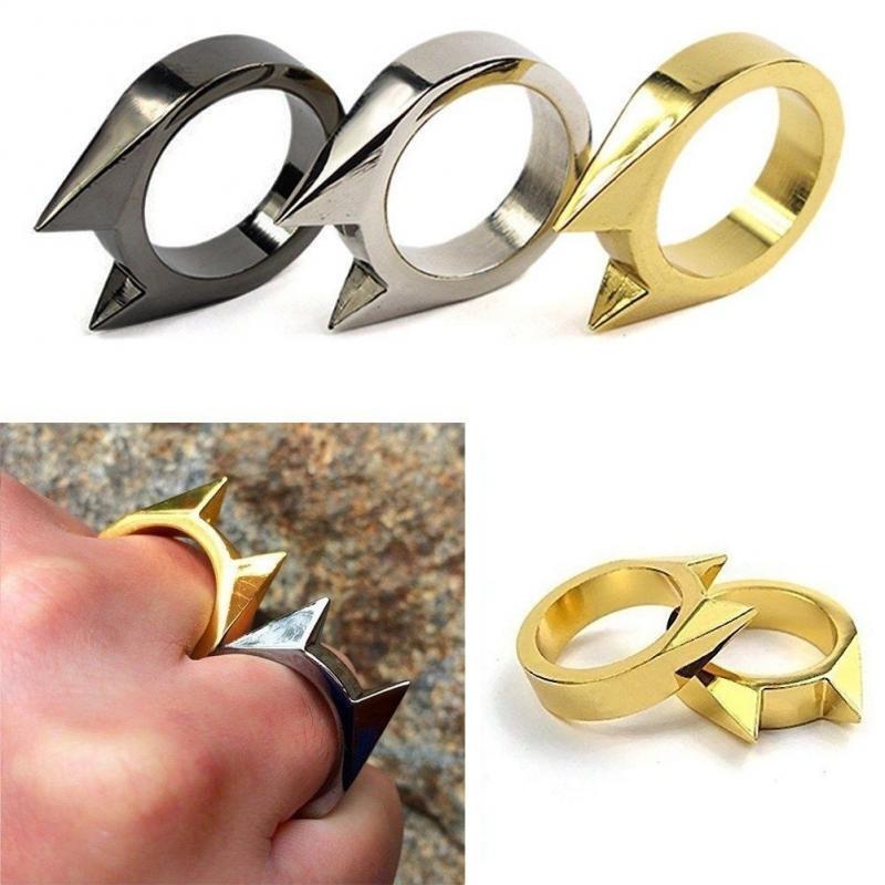 Picture of Titanium Steel Spike Cat Ears Finger ring