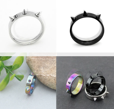 Picture of Stainless Steel Finger Ring For Men- Fashionable Finger Ring For Men