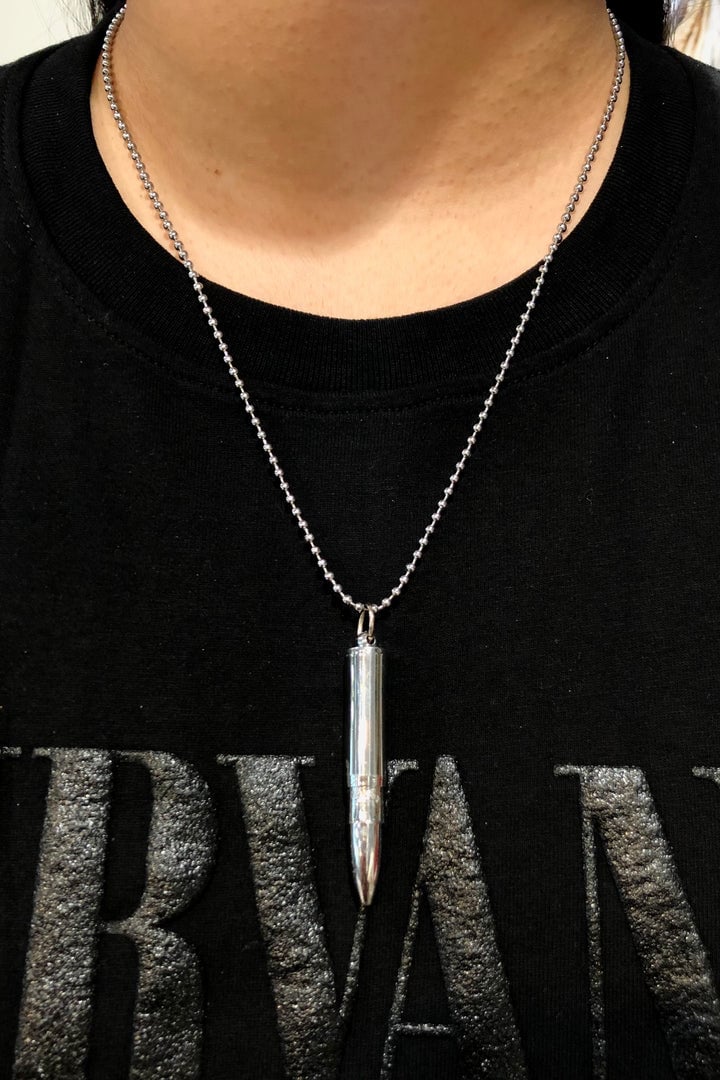 Picture of Locket Pendant Necklace Chain Jewellery for Men & Boys - Silver