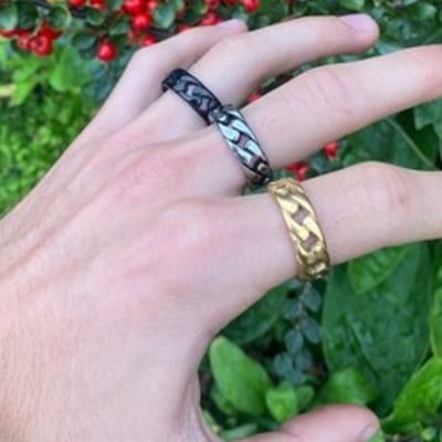 Picture of Finger Ring For Men- Stainless Steel Finger Ring For Men