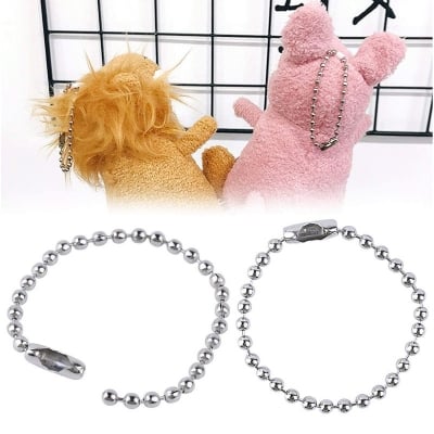 Picture of Mens Titanium Ball Chain Bracelet - Silver