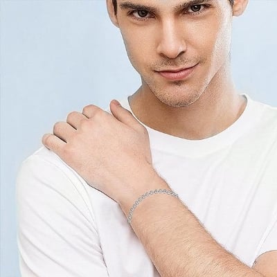 Picture of Titanium Ball Chain Bracelet - Silver