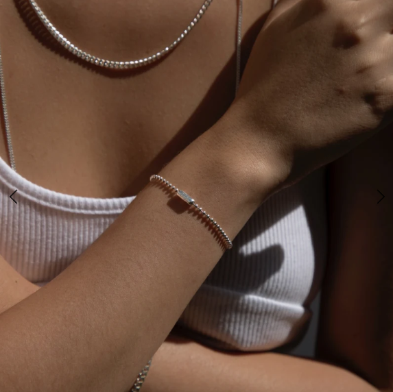 Picture of Titanium Ball Chain Bracelet - Silver