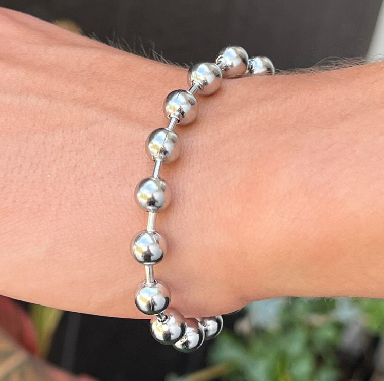 Picture of Titanium Ball Chain Bracelet - Silver
