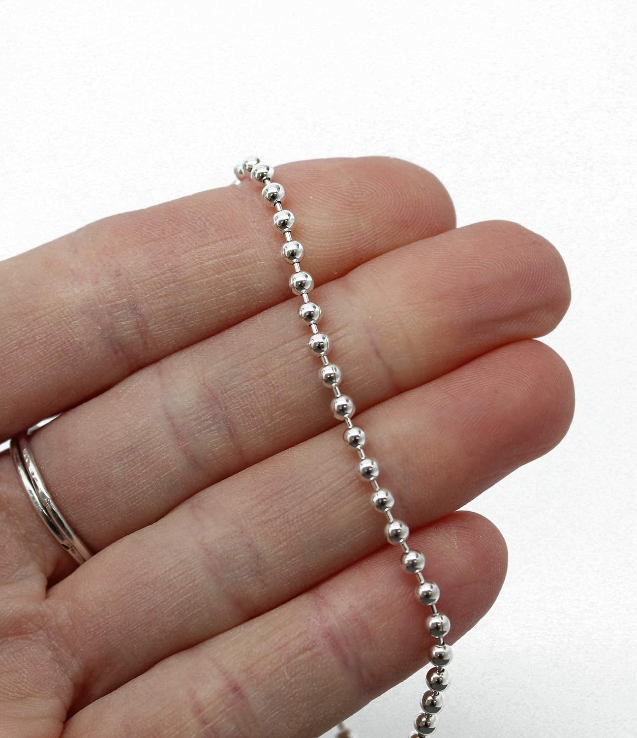 Picture of STERLING SILVER BALL CHAIN BRACELET - Silver