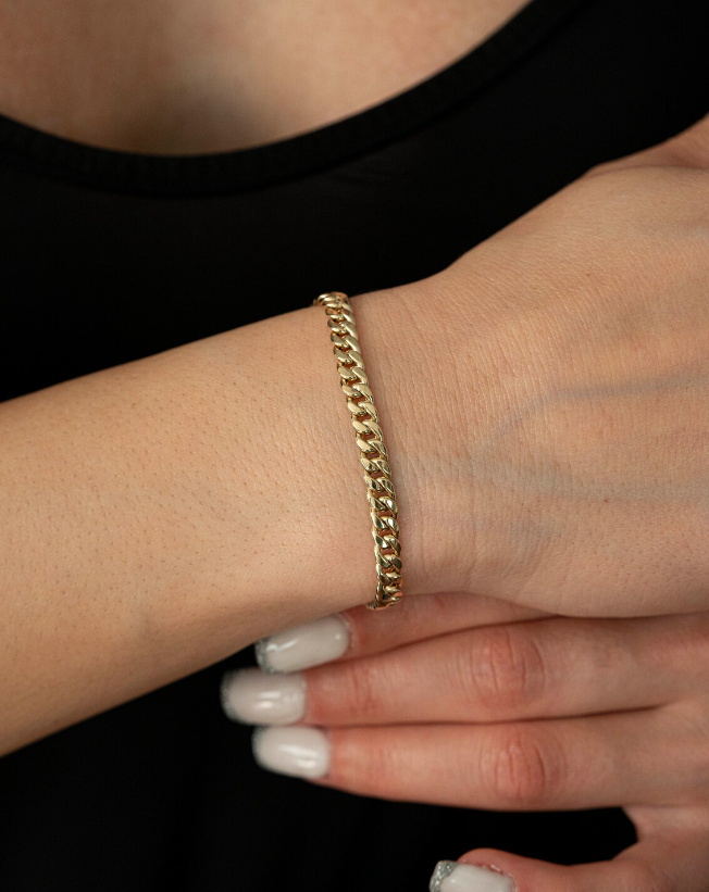 Picture of Mens Bracelet for Fashion- Best Man's Bacelet - Gold