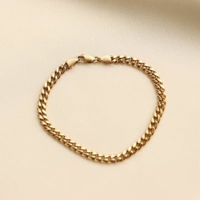 Picture of Unique Bracelet for Men- Bracelet For Men-Chain Bracelet - Gold