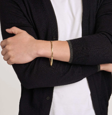 Picture of Bracelet for Men-Fashionabl Chain Bracelet - Gold