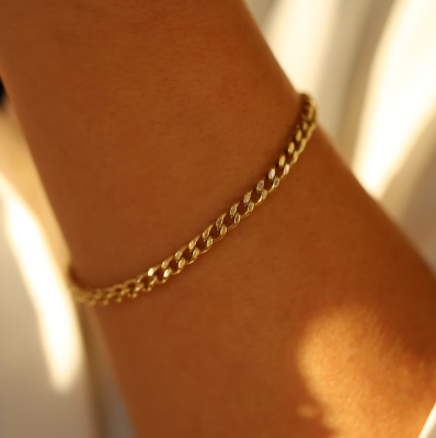 Picture of Men's Powerful Stainless Steel Bracelet-Bracelet For Men - Gold
