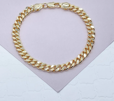 Picture of Stainless Steel Chain Bracelets For Man-Chain Bracelet For Men - Gold