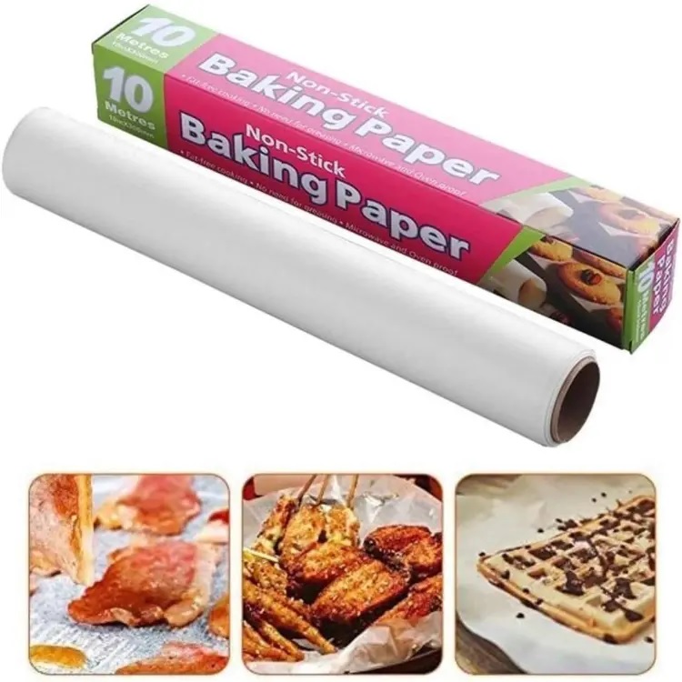 Picture of 10M Non Stick Microwave & Oven Proof Baking Parchment Paper - Ideal For Baking In Microwave And Oven Multicolor