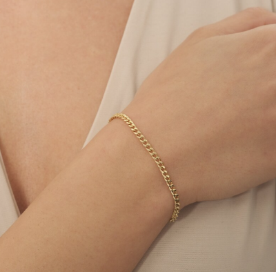 Picture of Men's Powerful Stainless Steel Bracelet- Best Chain Bracelet - Gold