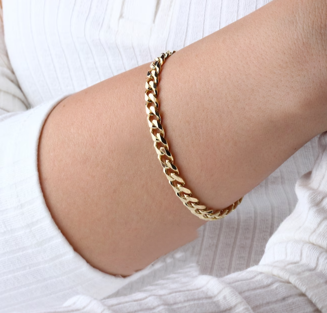 Picture of Bracelet for Men-Fashionabl Chain Bracelet - Gold