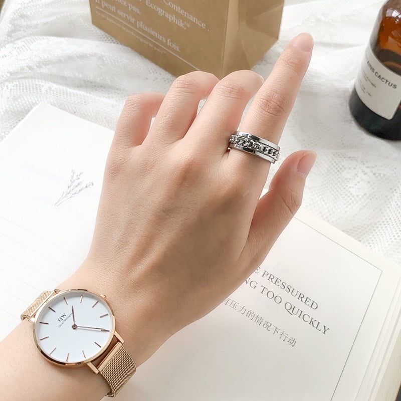Picture of Self-defense Stainless Steel Ring- Fashionable Finger Ring - Silver