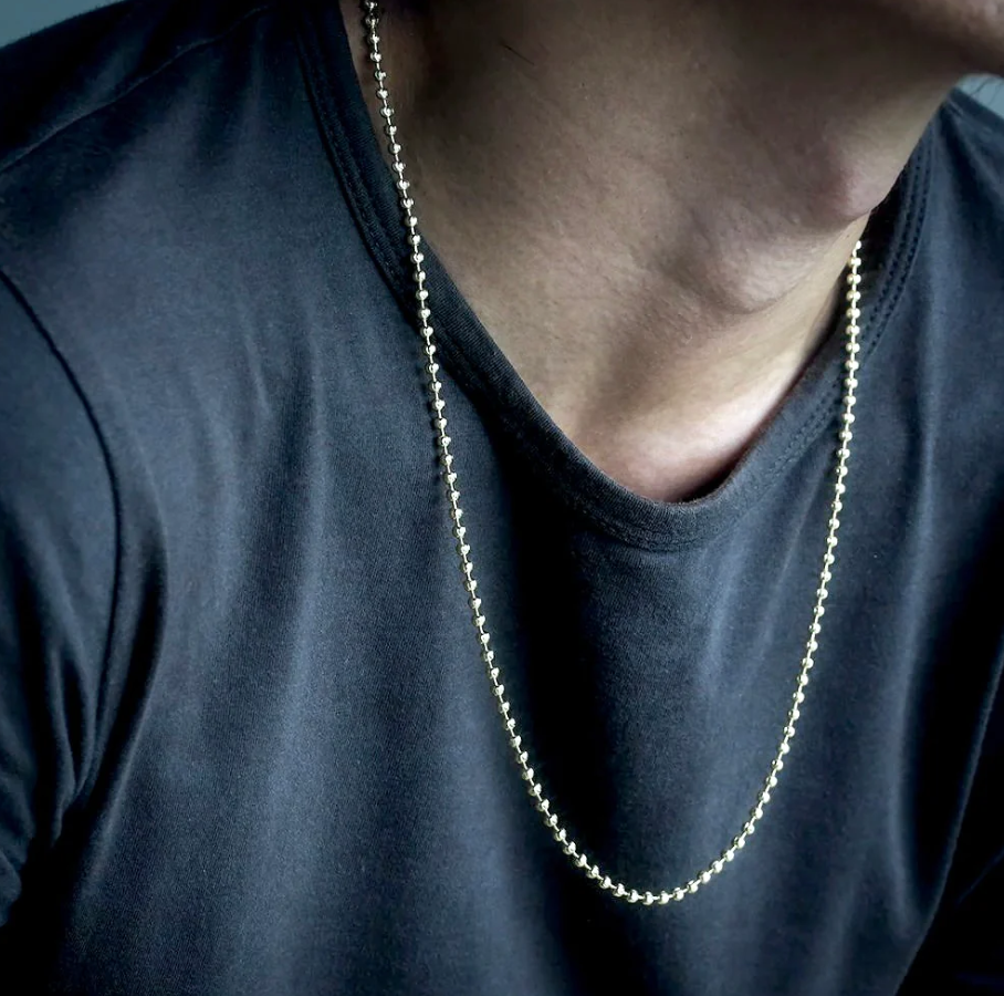 Picture of Silver Chain - Mens Silver Chain Necklace - Mens Chain - Stainless Steel Necklace