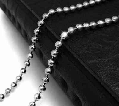 Picture of Stainless steel Chain Necklace For Men Silver Necklace