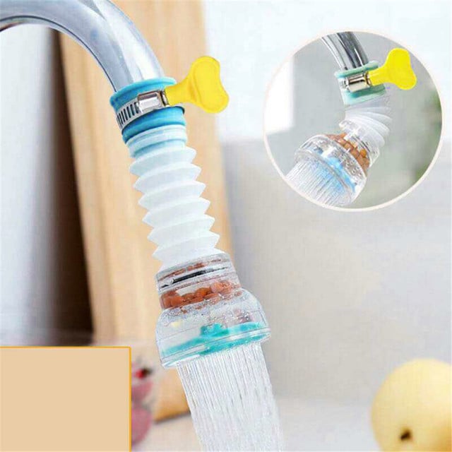 Picture of New Fan Faucet With Clip 360 Adjustable Flexible Kitchen Faucet Tap Water Filter Multicolor