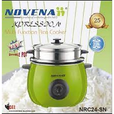 Picture of Novena Multi Function Rice Cooker Xpression 3 Liter NRC-24SN DOUBLE POT Multicolor