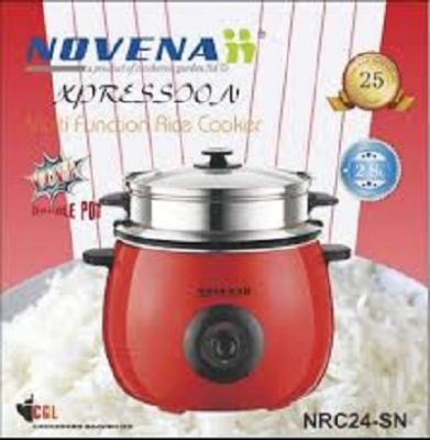 Picture of Novena Multi Function Rice Cooker Xpression 3 Liter NRC-24SN DOUBLE POT Multicolor