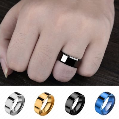 Picture of Titanium steel finger Ring for men