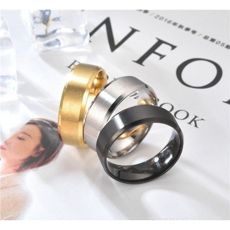 Picture of Titanium steel finger Ring for men