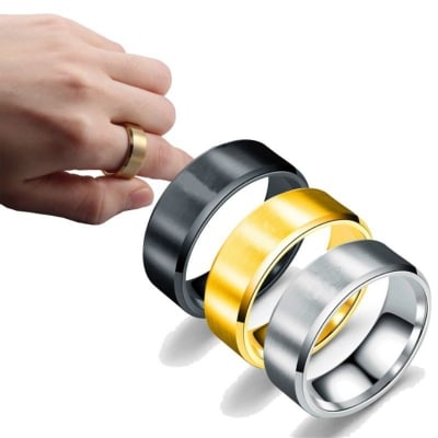 Picture of Titanium steel finger Ring for men