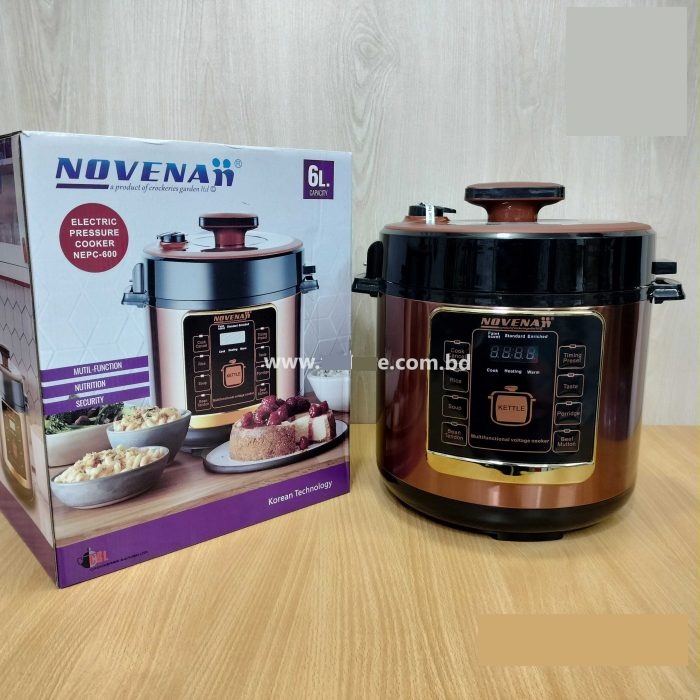 Picture of Novena Electric pressure cooker 6 Liter NEPC-600 Multicolor