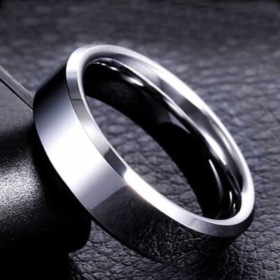 Picture of Simple men and women stainless steel creative Finger ring - Silver