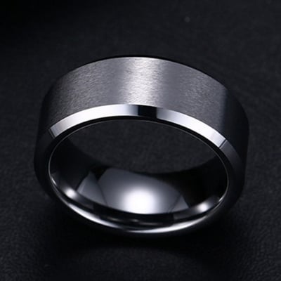 Picture of Simple men and women stainless steel creative Finger ring - Silver