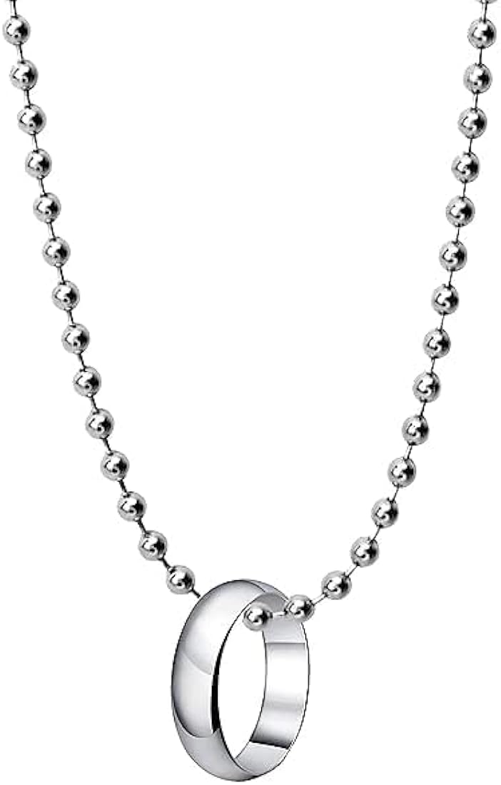 Picture of Stainless Steel Necklace Chain & Finger Ring Chain Rock Man