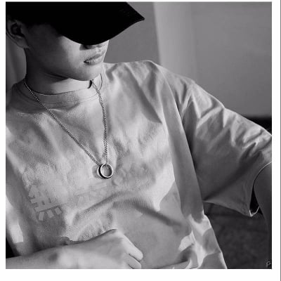 Picture of Fashionable Finger Ring With Necklace For Men- Man's Fashionable Ring & Chain