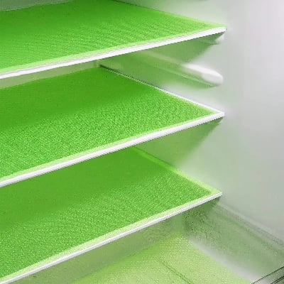 Picture of 4PCS EVA Waterproof Refrigerator Liner Mat Washable Mildew Kitchen Pad Anti-oil Cabinet Drawer Placemat Heat-insulat Fridge Mat Multicolor
