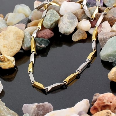 Picture of Stainless Steel Rice Chain for Men and Boys