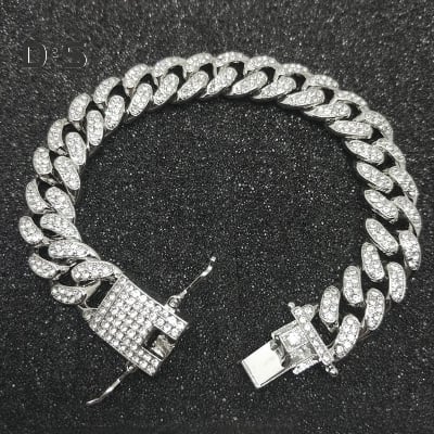 Picture of Silver Unique Bracelet for Men- Bracelet For Men-Chain Bracelet - Silver