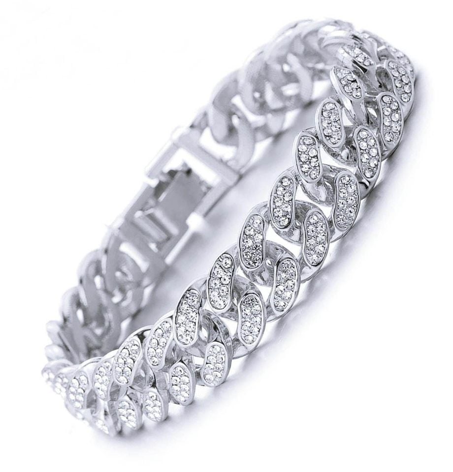 Picture of Silver Unique Bracelet for Men- Bracelet For Men-Chain Bracelet - Silver