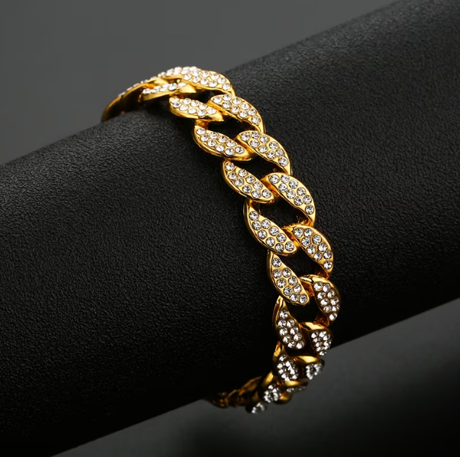 Picture of Men's Fashionabl Chain Bracelet- Fashion Chain Bracelet - Gold
