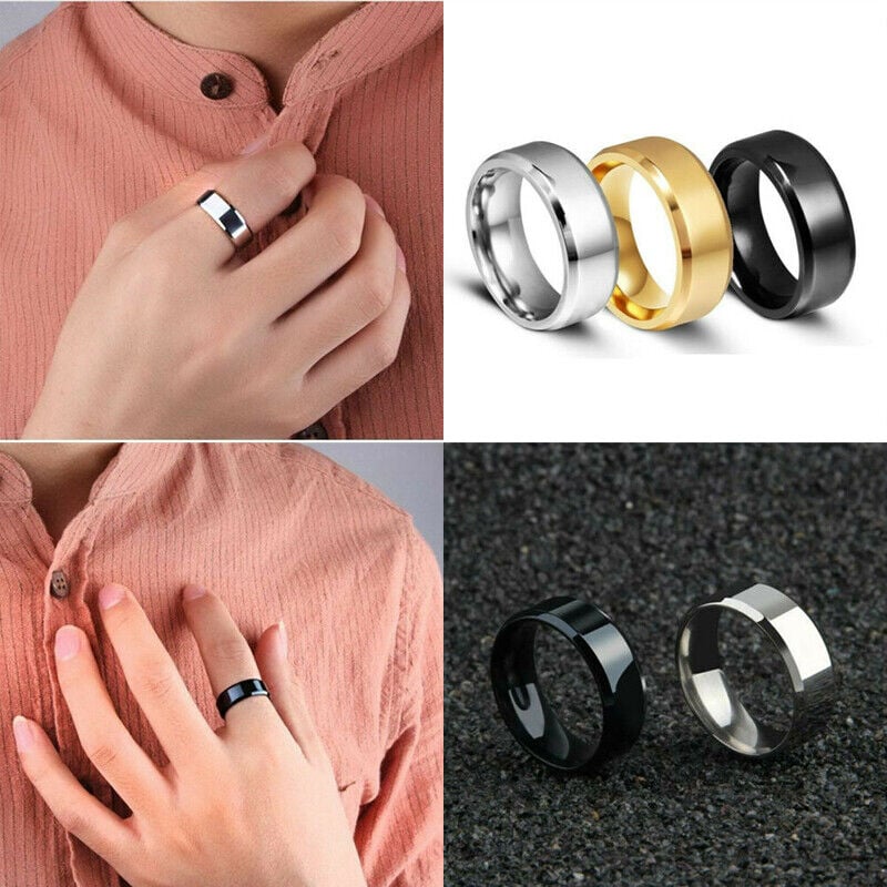 Picture of New fashion titanium steel type ring